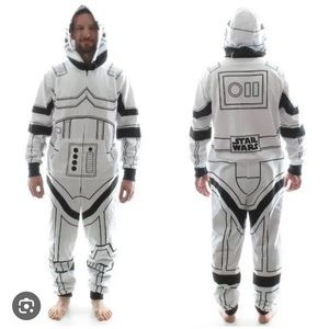 Star Wars Storm Trooper adult union suit onesie size large